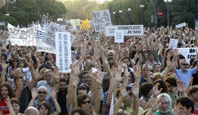 La reafirmación de los indignados
